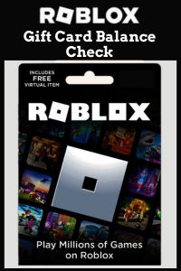 How To Check Roblox Gift Card Balance - A Step by Step Guide